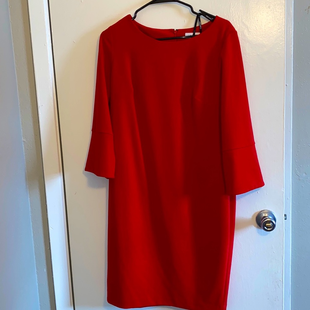 Red Calvin Klein Dress